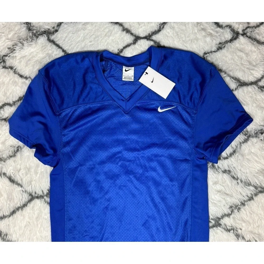 NIKE Vapor Varsity Football Practice Jersey Blue Men's Sz S *NEW* 908727-493 $62